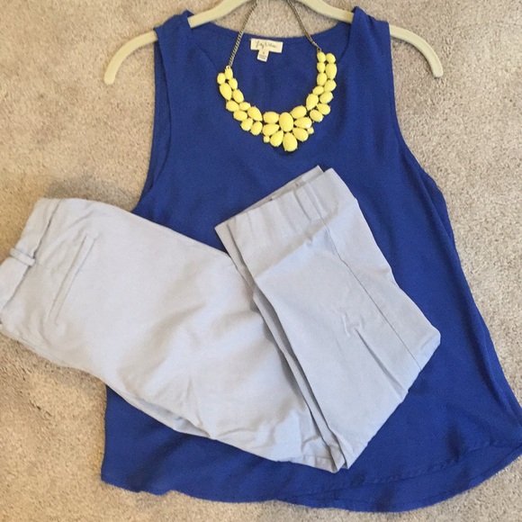 Light Grey Chinos. Worn Once. 🌻 - Picture 1 of 2